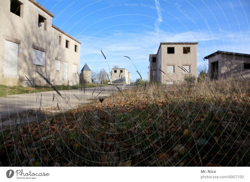 ghost town Uninhabited Ghost town Architecture Derelict Building Loneliness Village Small Town Lonely military training area abandoned building Homeless Escape