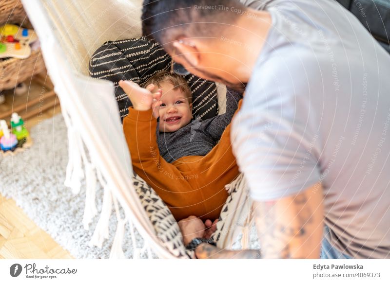 Father and baby son having fun together at home single parent single dad fathers day fatherhood stay at home dad paternity leave modern manhood family child