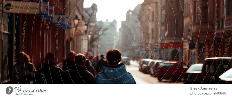 In the streets of Torun Light Vacation & Travel Group Street Car Human being Sky paul blue jacket Poland