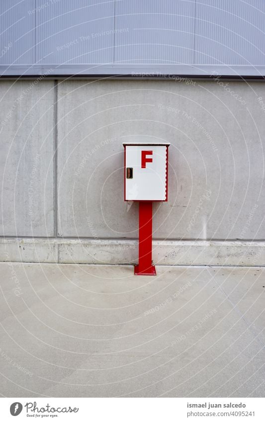 post fire on the street wall building red white Erase Fire department Fire hydrant Wall (building) Water Extinguisher Safety Emergency Fire prevention Rescue