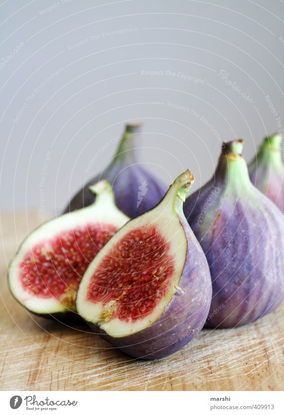 juicy figs Food Fruit Nutrition Eating Organic produce Violet Fig Juicy Fruity Delicious Tasty Colour photo Interior shot Detail Day