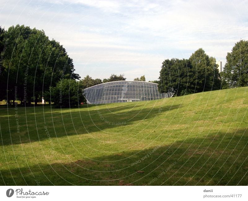 St. Quirin Square Underground Station Meadow Green Munich Architecture Lawn Glass pouring