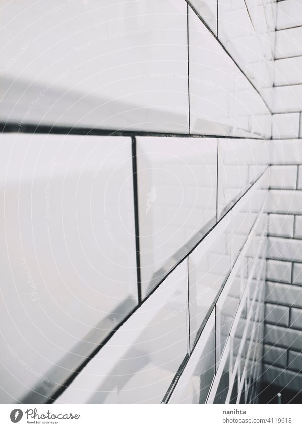 White and black shine brick wall bricks gloss decoration white new background pattern industrial contrast minimal minimalist wallpaper arquitecture monochrome