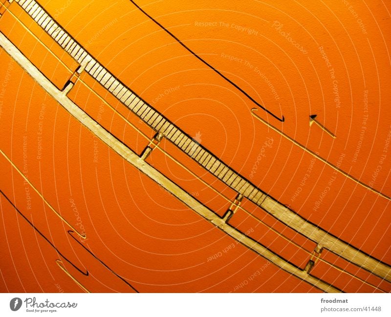 line management Art Geometry Near Spirited Style Diagonal Photographic technology Line Structures and shapes Detail House of World Cultures Arrow