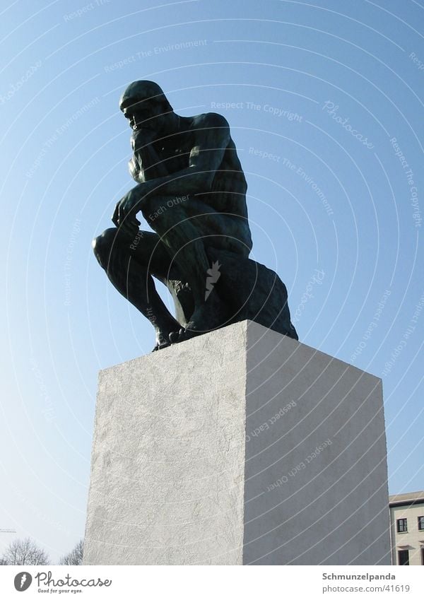 The Thinker2 Philosopher Musée Rodin Sculpture Art Pedestal Leisure and hobbies Berlin