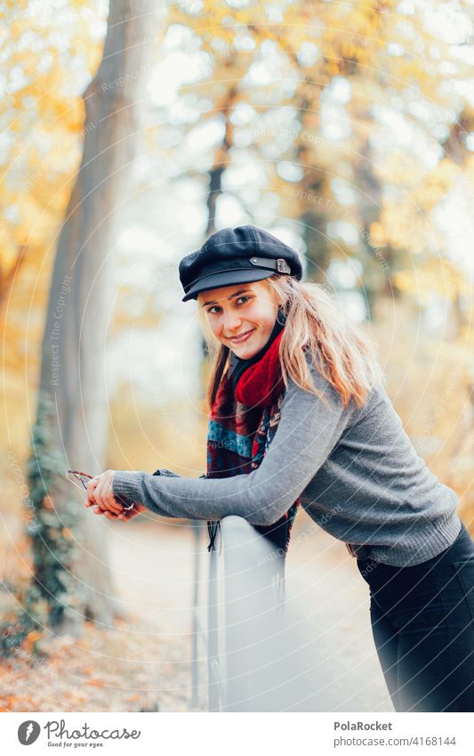 #A9# Autumn walk Exterior shot Autumnal weather Autumn leaves Hiking Positive To go for a walk Hair and hairstyles being out Nature Experience Young woman