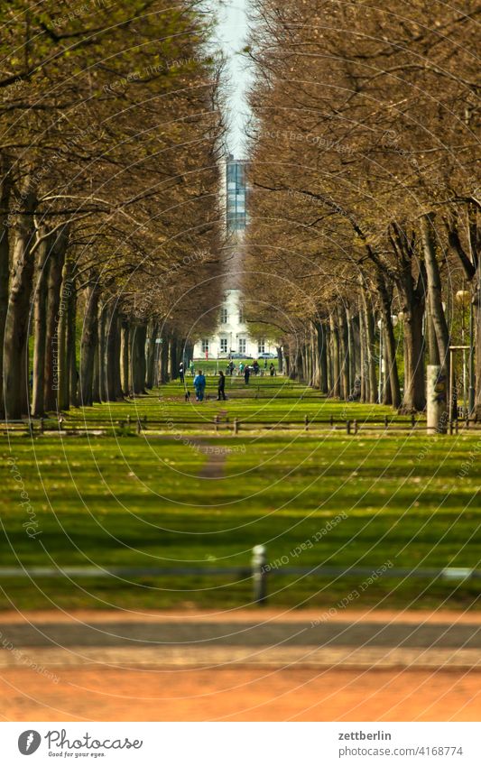 Great Tiergarten with Bellevue Palace and Hansa Square Architecture Berlin Office city Germany Capital city House (Residential Structure) Sky High-rise downtown