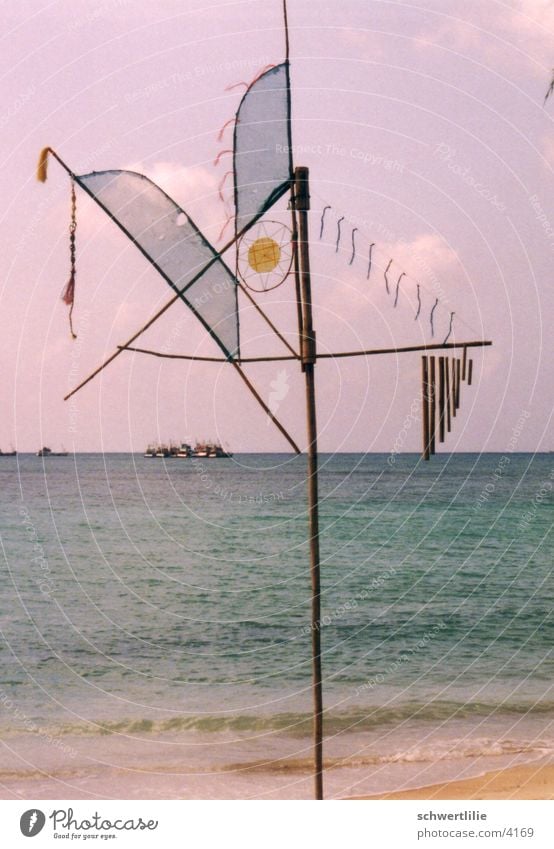 Wind Chimes Thailand Wind chime Beach Ocean