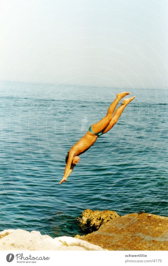 header Jump Ocean Human being Water