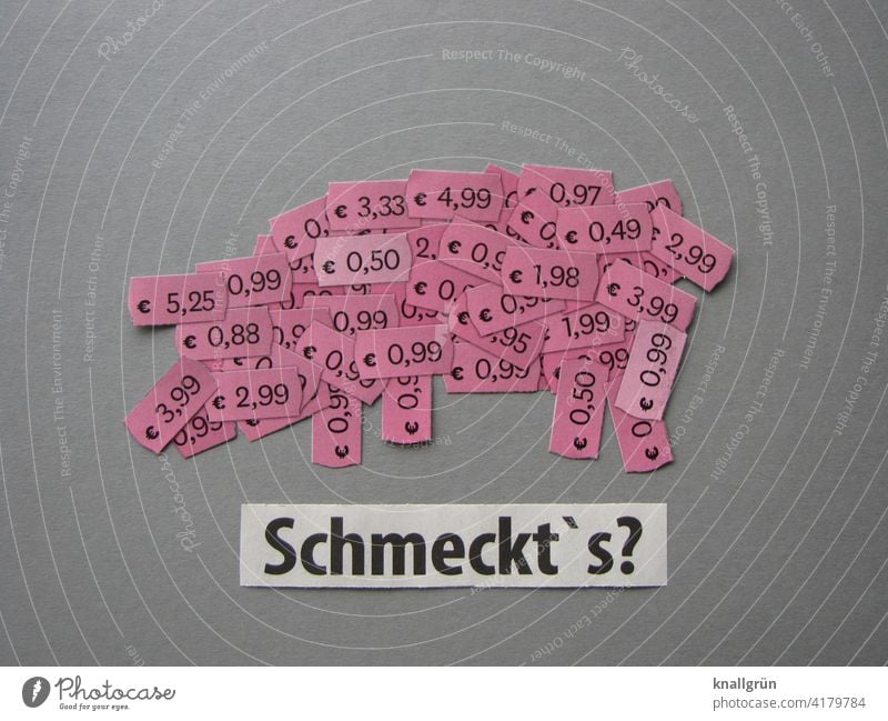 How's it taste? Pork Food Nutrition Meat cheap meat Price tag Price dumping animal welfare Healthy Eating Organic produce Colour photo Close-up Food photograph