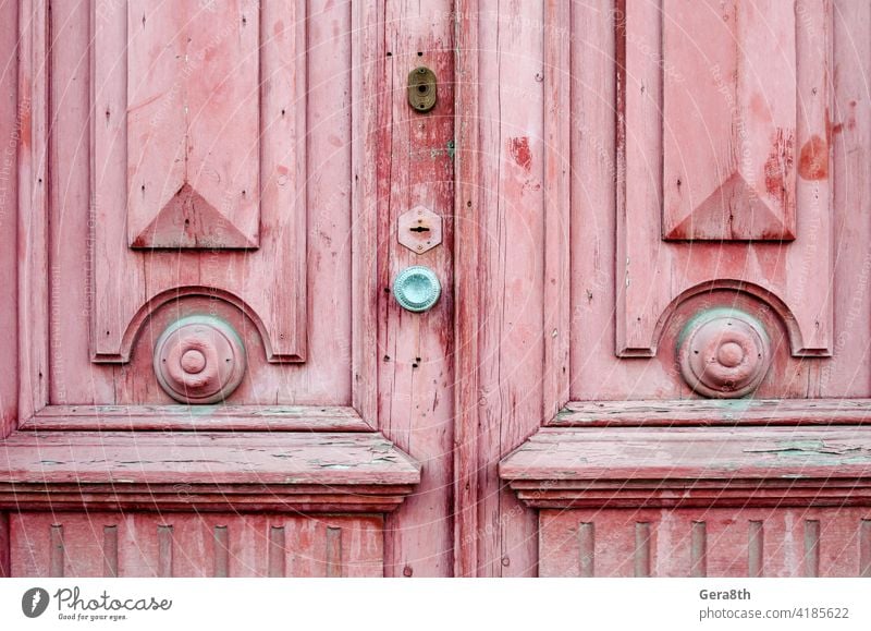 old vintage wooden door close up abstract access backdrop background brown closeup color design dirty door handle door lock entrance gate grunge guard house