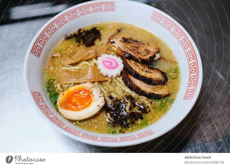 Delicious Japanese Ramen Soup ramen ramen soup egg yummy macro japanese food asian restaurant boiled egg noddles nooddles soup japanese soup oriental tasty