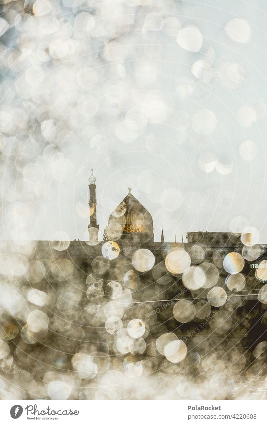 #A0# Dresden glitter Yenidze Dresden Old Town Domed roof dome Fountain Deserted Tourist Attraction Old town Historic Landmark Saxony Mosque Architecture