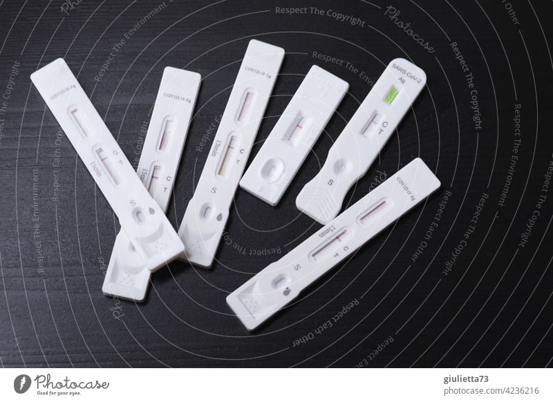 All negative! Rapid tests for COVID-19 | corona thougths coronavirus Corona virus Corona Pandemic Quick test covid-19 Negative Test result Result pandemic