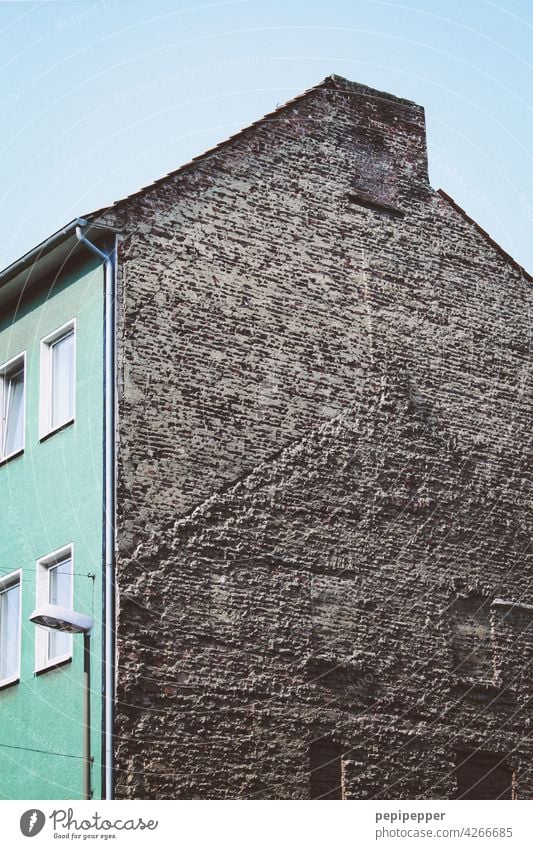 Ghost house, remains of a demolished house Haunted house Building for demolition Ripe for demolition outline demolition firm Decline Broken Transience Ruin Old