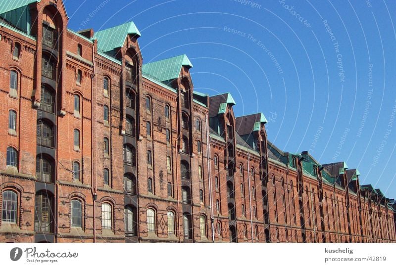 warehouse district Old warehouse district Architecture Storage Hamburg