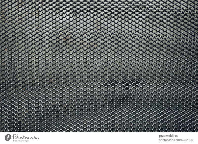 Metallic background. Dirty grunge steel surface. Iron dirty mesh. Abstract mettalic sheet Hardware Steel Old Applied Heavy Workshop Industrial textured metallic