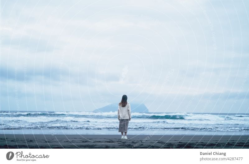 One Girl On The Beach outdoors life beauty view leisure alone water person horizon ocean sky woman travel nature lifestyle beautiful young beach sea female girl