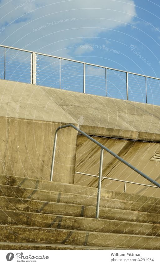 Concrete Stairs Minimalistic grey Architecture Detail Structures and shapes Wall (building) Facade Modern Gray Pattern Deserted Manmade structures Stone