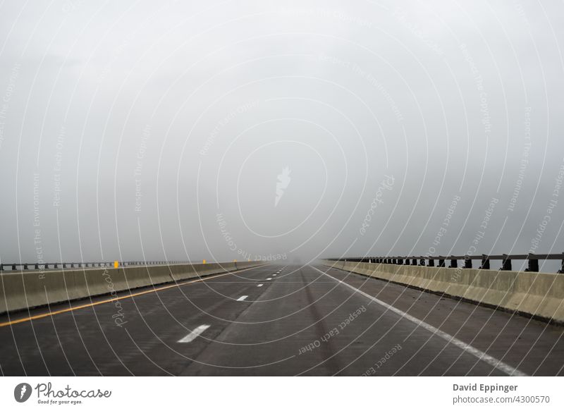 Foggy Bridge in New River Gorge National Park, West Virginia Clouds Road Highway road Street