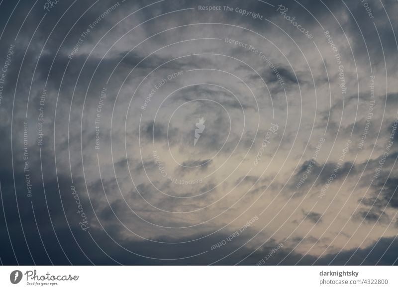 Light to moderately overcast skies in the late evening and backlit by the sun Clouds Evening Storm Thunder and lightning Raincloud Storm clouds Bad weather Gale