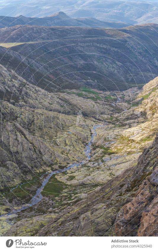 Spectacular mountains in the Sierra de Gredos, Spain sky nature landscape outdoor beautiful travel cloud view background scenery scenic peak rock forest hill