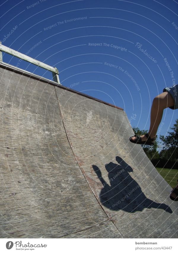 skating without skateboard Halfpipe Jump Child Sports helped Skateboarding