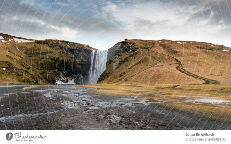 Skogafoss waterfall in Iceland Skógar Skógafoss Waterfall vacation holidays iceland trip voyage icelandtrip Landscape Nature panorama Vacation & Travel