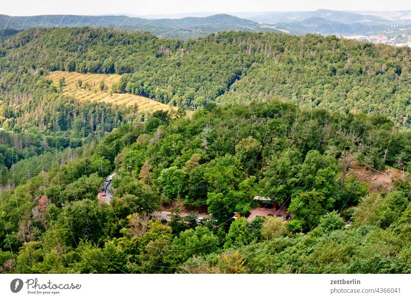 View from the castle Architecture Trip Germany Eisenach Relaxation half-timbered building faxchwerkhaus holidays History of the Gothic period Historic Landscape