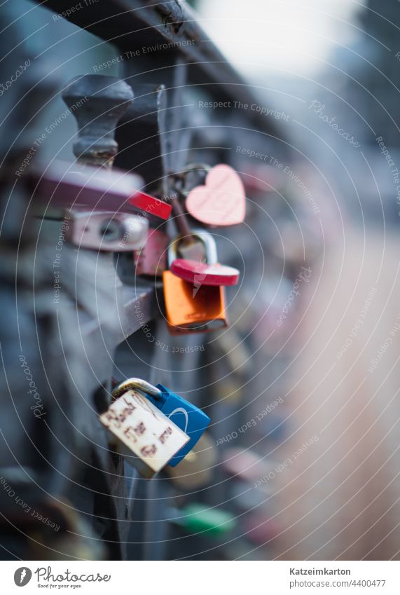 Locks on a bridge lifestyle in hamburg architecture background blue brick city life city street cityscape concept conceptual couple day europe facade germany