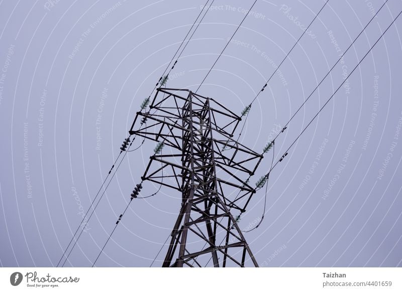 Electricity for transmission of power through electrical networks. Electrical high voltage. circuit electricity grid perspective silhouette structure energy