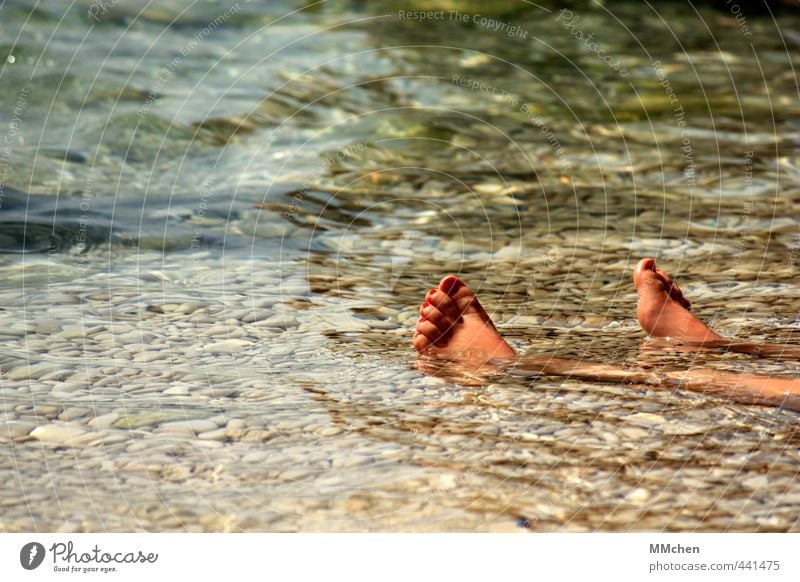 Puddling in puddles Luxury Pedicure Relaxation Calm Swimming & Bathing Leisure and hobbies Vacation & Travel Tourism Summer Summer vacation Beach Ocean Girl