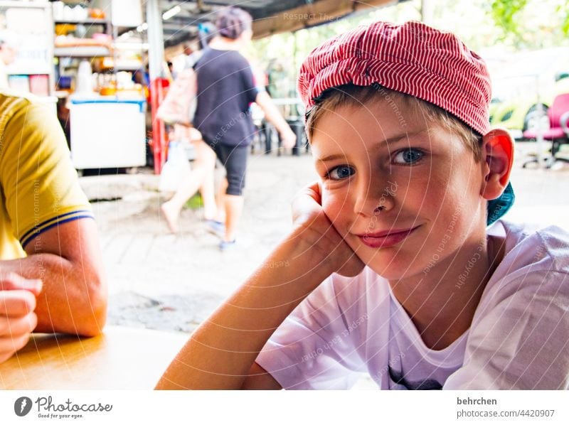 reminiscences Kuala Lumpur Malaya Joy fortunate Colour photo Infancy Face Family Brash Close-up Child Boy (child) Contentment Happiness portrait