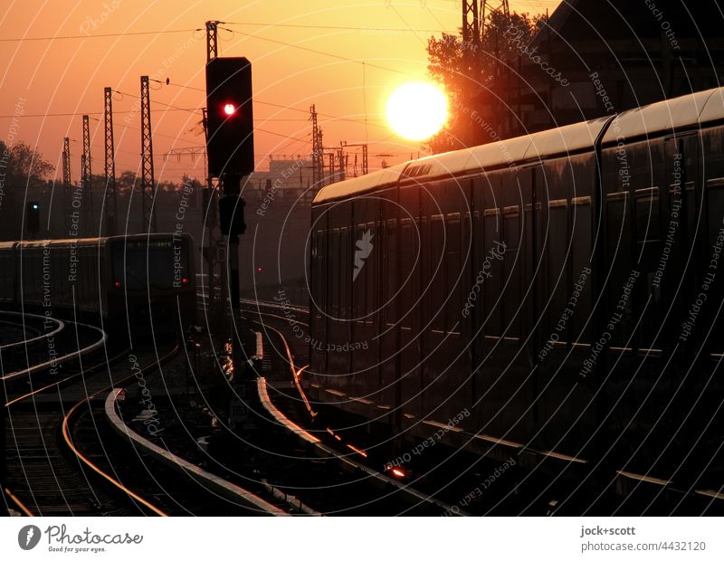 S-Bahn Berlin out of the night and into the day Commuter trains Rail transport Railroad tracks Traffic infrastructure Means of transport Public transit