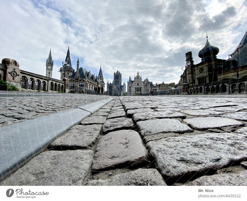 Sint Michielsbrug , Ghent Belgium Architecture Town Vacation & Travel Historic Tourism Old town Paving stone Europe Tourist Attraction City trip Landmark