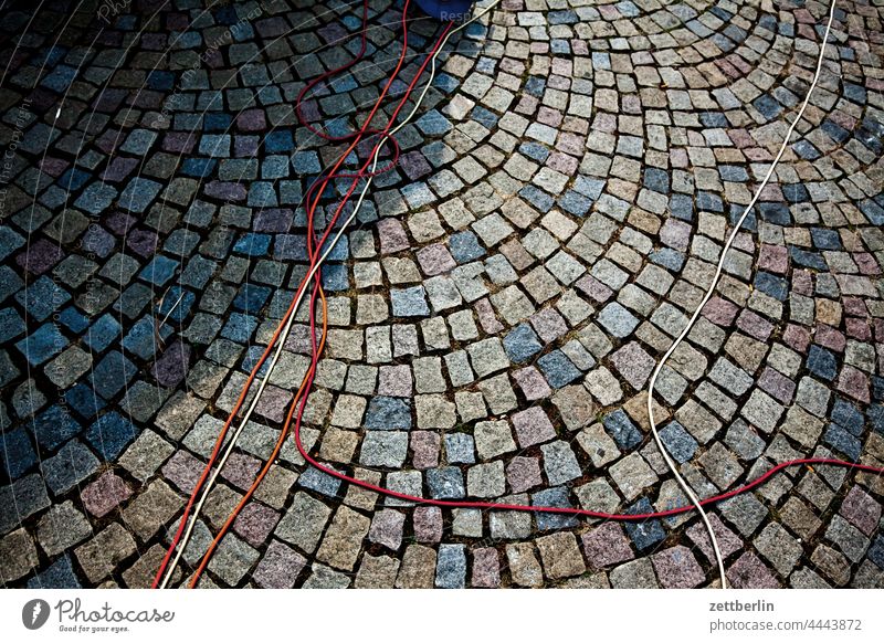 Cobbles with cables Evening Old town Architecture Dark Alley Historic hussites jan hus Cobblestones Medieval times Summer Town city centre Tourism tourism