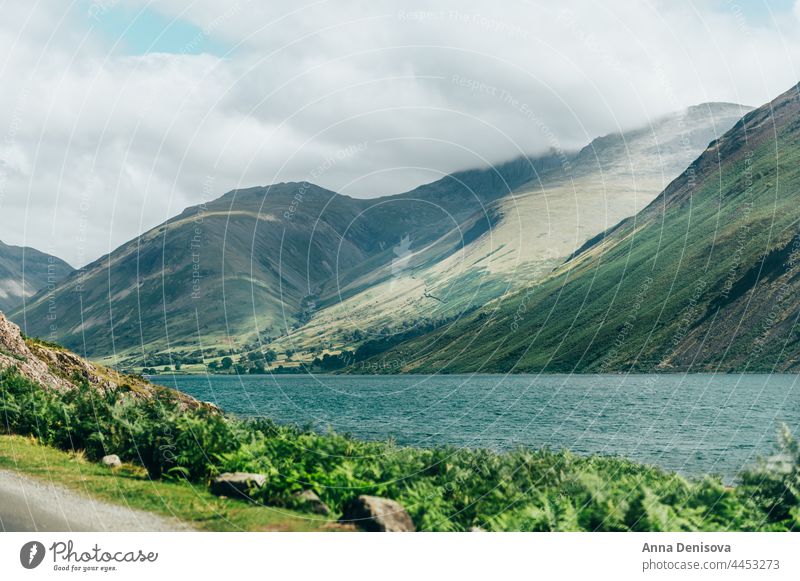 Wastwater lake in the Lake District National Park wastwater wast water lake district wastdale cumbria staycation landscape england uk mountain scenic idyllic