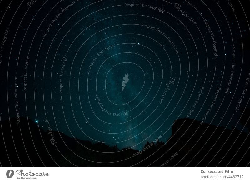 The stars in the night sky, Milky Way Galaxy Stars Milky way Galaxy Landscape Night sky Sky Nature Long exposure Astronomy Starry sky Universe Light