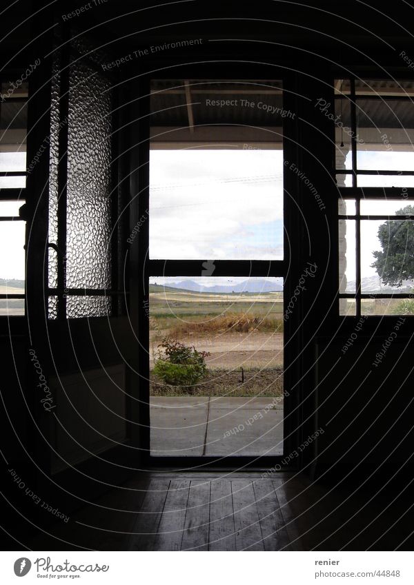 Abandon farm house South Africa Ceres Western Cape Architecture Farm Door Window Open Uninhabited Deserted Calm