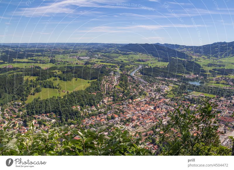 Allgaeu aerial view allgaeu allgäu swabia immenstadt immenstaedter horn immenstädter horn southern germany high angle prealpine landscape alps idyllic rural