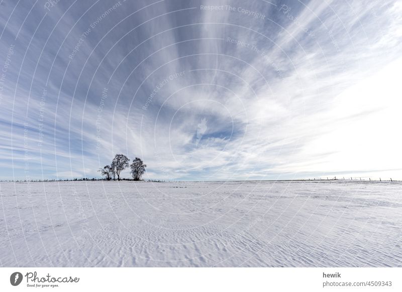 winter landscape Nature Sky wide Snow chill Landscape silent