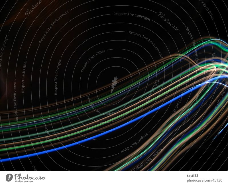 light strip Disco Dark Light Stripe Coincidence Long exposure Movement