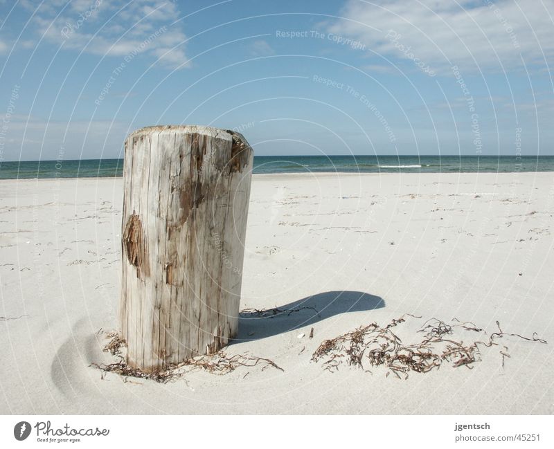 Beach Zingst 2003 Wooden board Ocean Vacation & Travel Wide angle Sand Relaxation