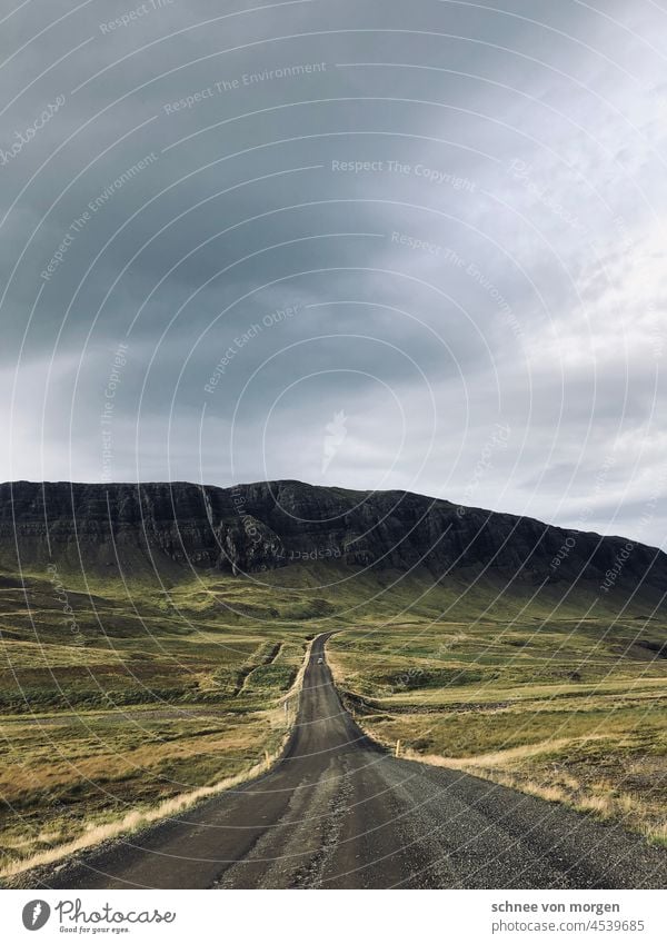 empty paths Iceland Street wide car Car Exterior shot Transport Vacation & Travel Motoring Deserted Landscape Colour photo Traffic infrastructure Mobility