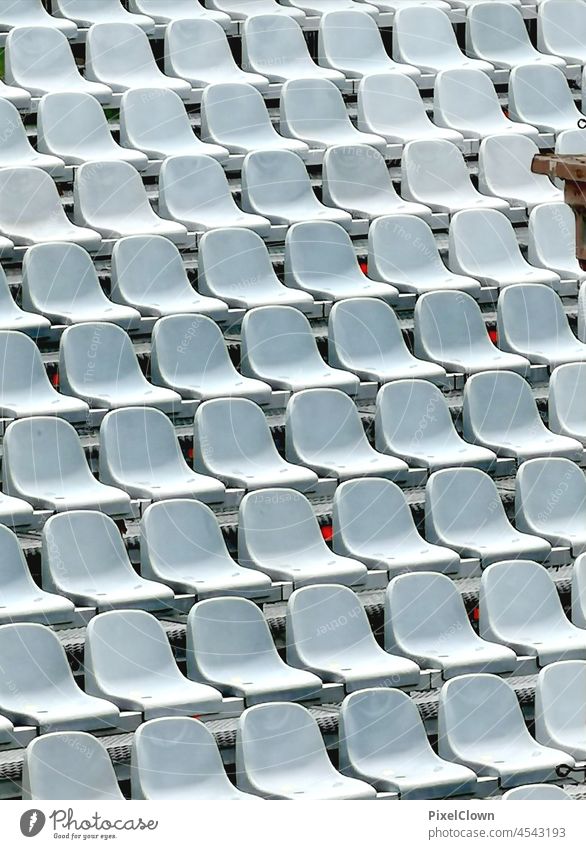 Soccer Stadium Football stadium Exterior shot Sporting Complex Deserted Sporting event Ball sports Sports Stands Corona, Pandemic, Game Breakdown