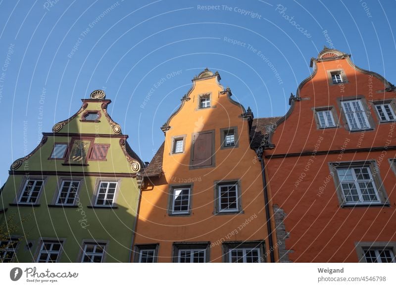 Schwäbisch Hall - City in Baden Württemberg houses variegated Hohenlohe Building pediment Baden-Wuerttemberg