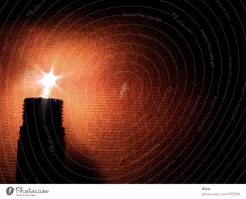 light in the darkness Lamp Light Dark Electric bulb Brown Long exposure Night Ochre Calm Safety (feeling of) Individual Lighting Shadow Orange Warmth