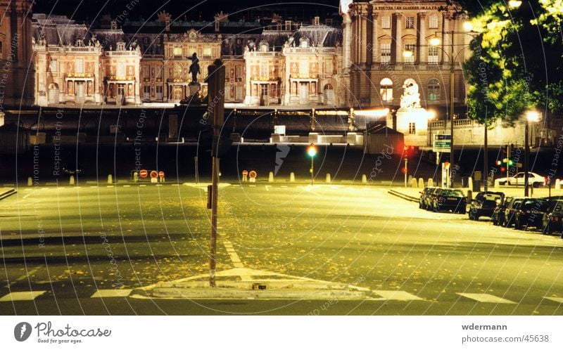 Versailles at night Castle Night France Europe street