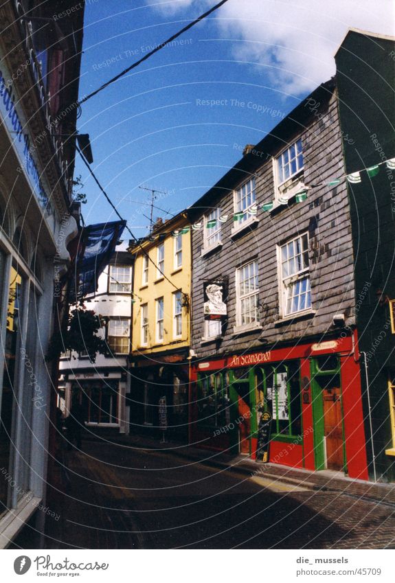 colorful city 2 Town Multicoloured Ireland Pub Alley Architecture Old