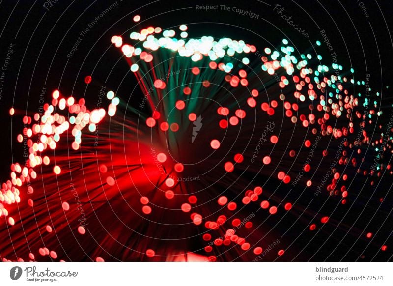 Red & Green & White Light bokeh Play of colours points lines Black Emotions color change blurriness background hazy Decoration Abstract Christmas clearer